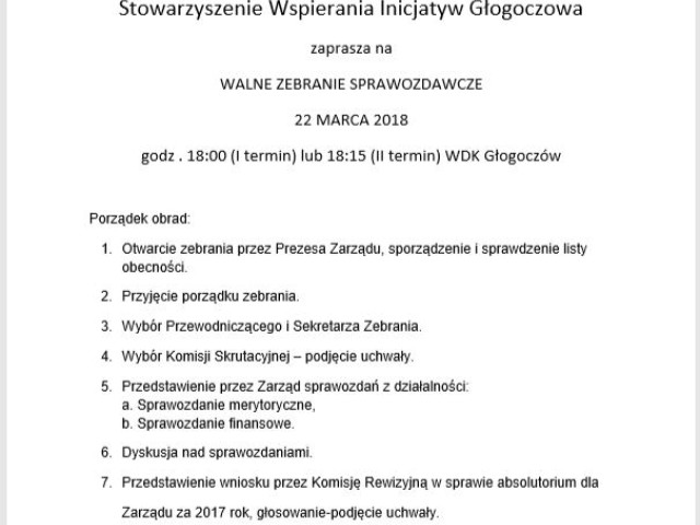 Zebranie walne SWIG