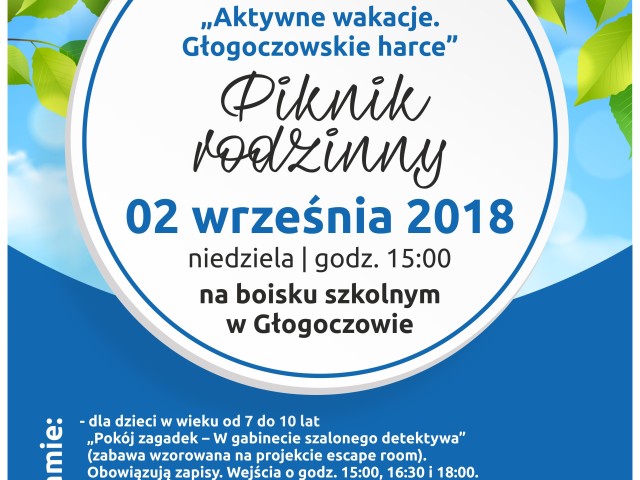 Piknik na zakończenie lata 2.09.2018