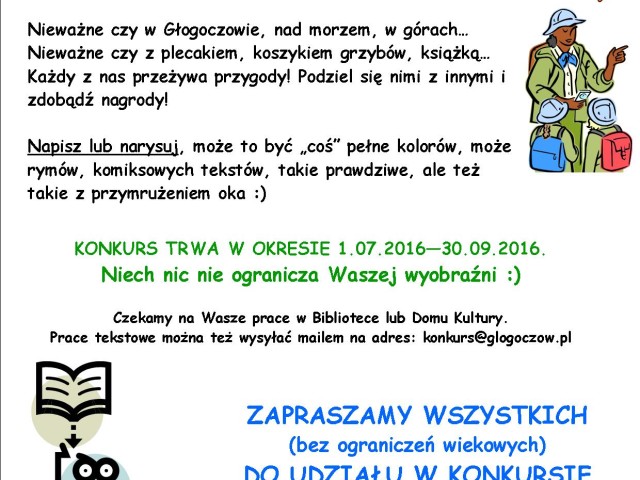 WAKACYJNA PRZYGODA - konkurs