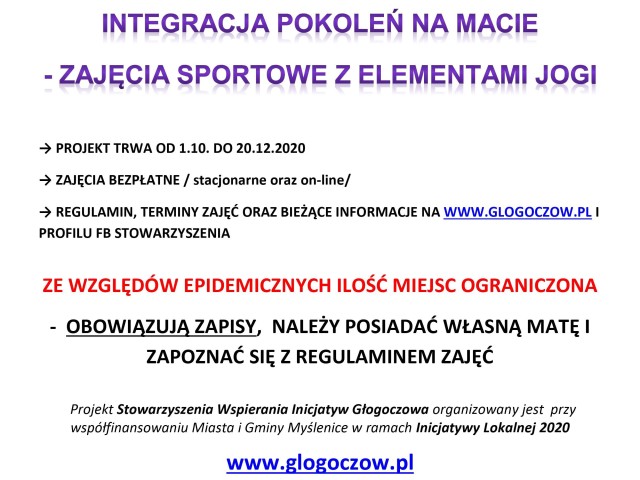 Joga - zajęcia bezpłatne