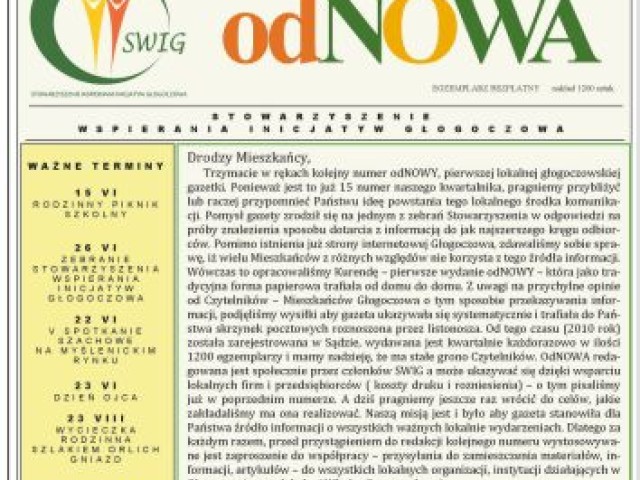 odNOWA - to już 15 numer !!!