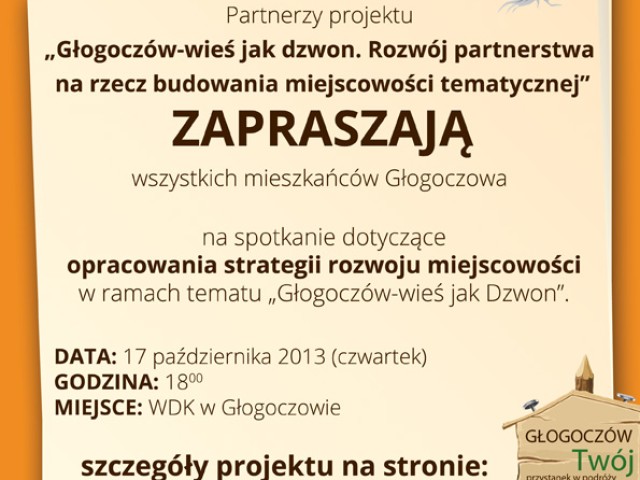 Spotkanie dotyczące opracowania strategii rozwoju miejscowości