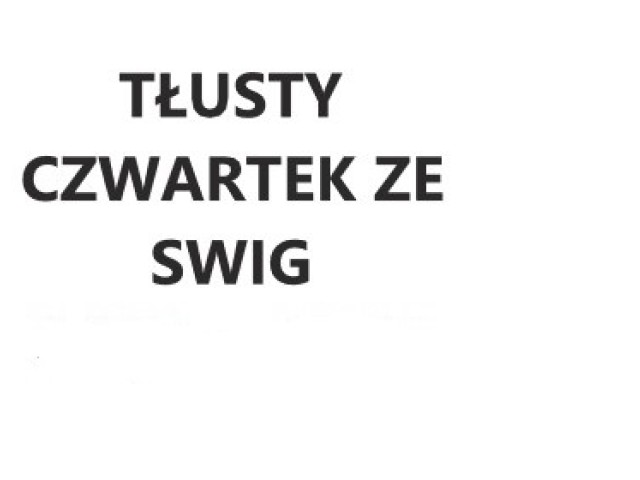 Tłusty czwartek ze SWIG