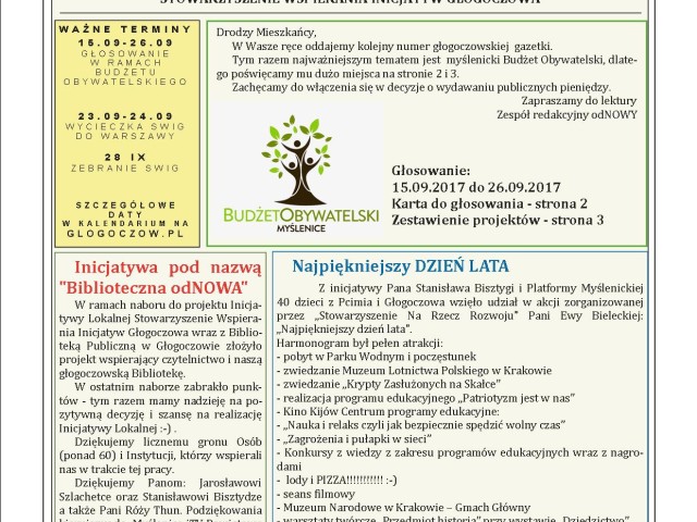 Najnowszy numer odNOWY jest już dostępny w wersji elektronicznej.