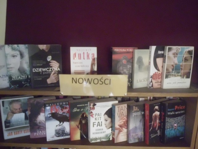 NOWOŚCI W BIBLIOTECE PUBLICZNEJ