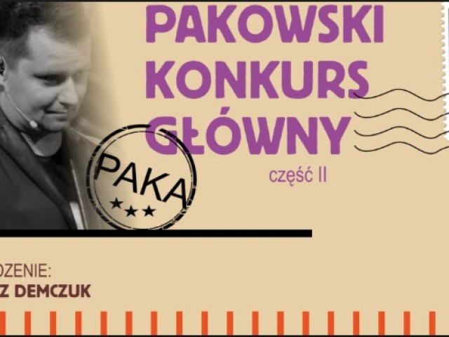 Jedziemy na PAKĘ - 14.04.2018