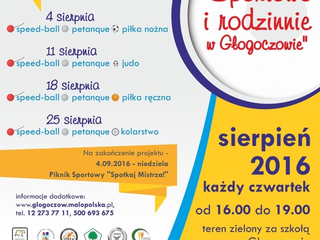 Sportowo i rodzinnie w Głogoczowie