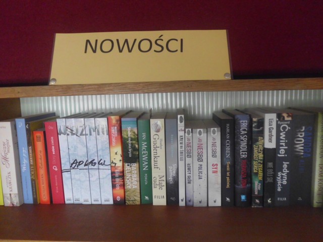KOLEJNE NOWOŚCI W BIBLIOTECE PUBLICZNEJ