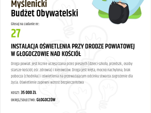 Budżet Obywatelski - zagłosuj do 20 IX