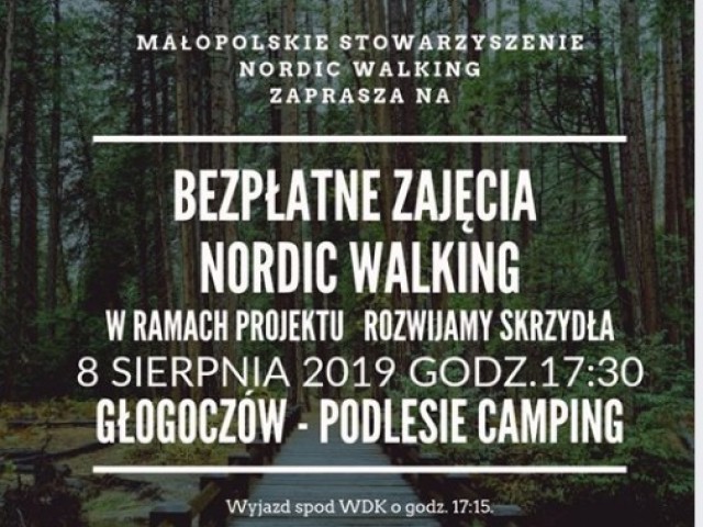 BEZPŁATNE ZAJĘCIA NORDIC WALKING