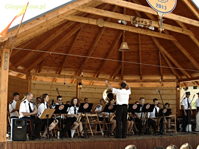 Orkiestra OSP na koncercie w Tenczynie