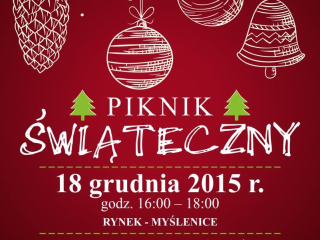 Świątecznie na myślenickim rynku
