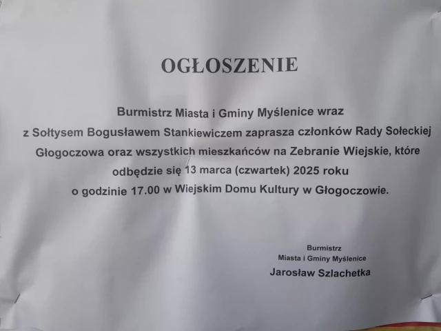 Zebranie Wiejskie 2025